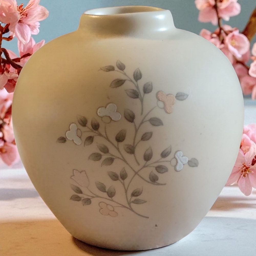 Vtg 1988-2010  Pfaltzgraff Remembrance Ginger Jar Potpourri Diffuser Bud Vase